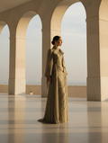 Robe Drapée Aurore d’Orient
